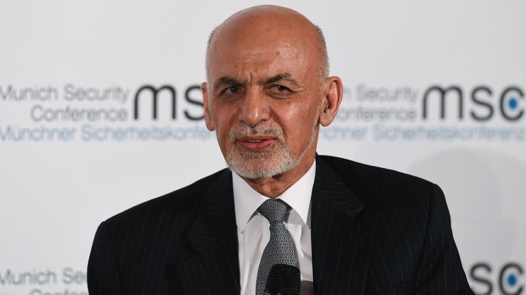 The Taliban has denounced the re-election of Afghan president Ashraf Ghani