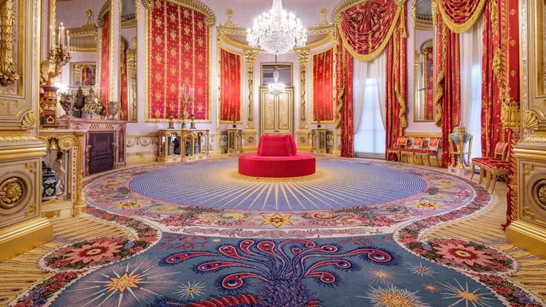 Axminster Carpets completed in 2018 a replica of the original carpet it produced for Brighton&#39;s Royal Pavilion 195 years ago. Pic: AC