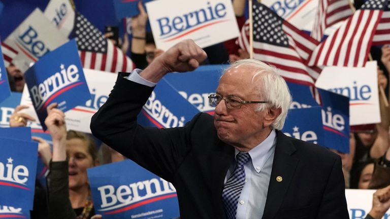 Bernie Sanders has declared victory following the New Hampshire primary