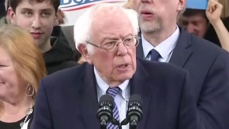 Bernie Sanders claims victory in New Hampshire