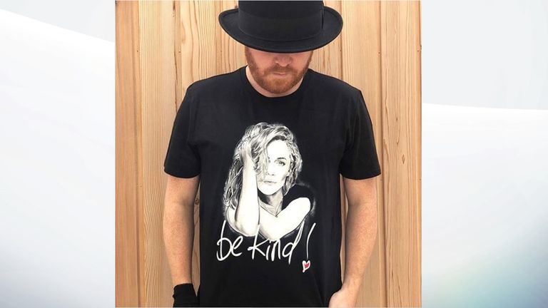 Be kind tshirt caroline sales flack