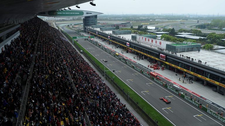 Formula One Chinese Grand Prix in Shanghai in April 2019