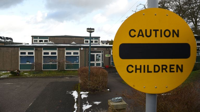 Burbage primary school in Buxton will be closed until Monday