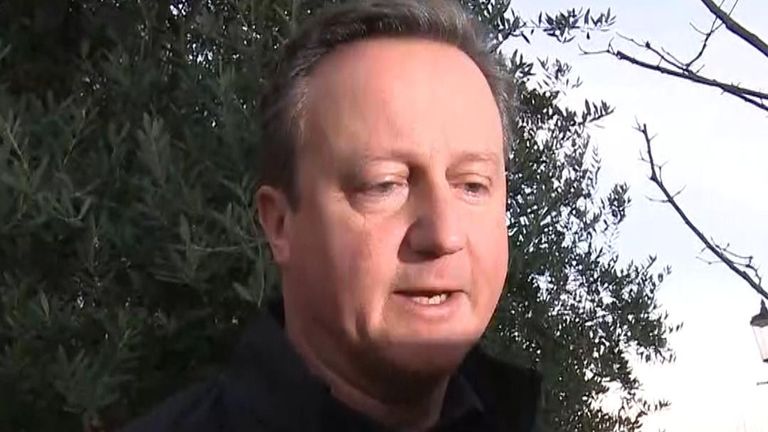 David Cameron explains why he declined a role presiding over a climate change conference
