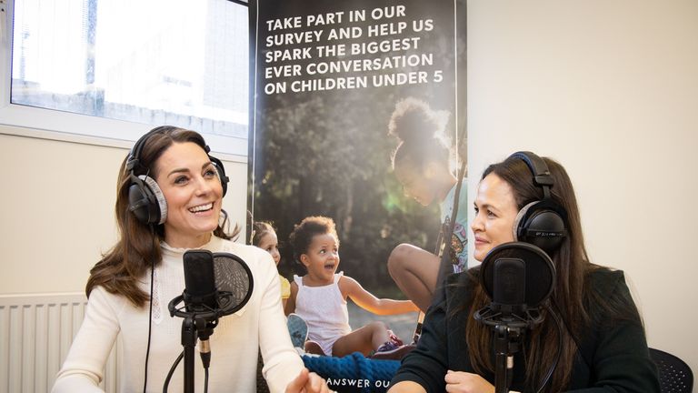 Kate spoke to Giovanna Fletcher as part of her Happy Mum,  Happy Baby podcast