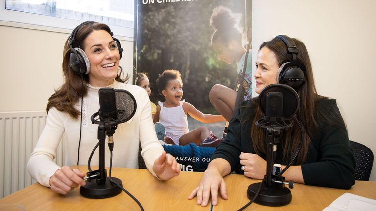 the Duchess of Cambridge and Giovanna Fletcher