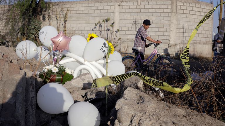 The site where Fatima's body was found