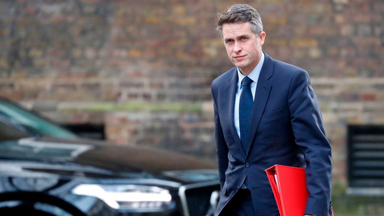 Education Secretary Gavin Williamson