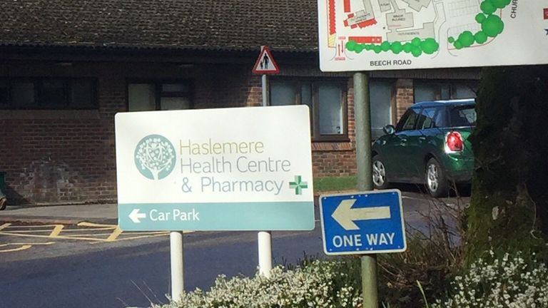 Haslemere Health Centre has re-opened after it was closed for cleaning on Friday