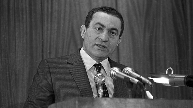 Mubarak was forced from power in an Arab Spring uprising