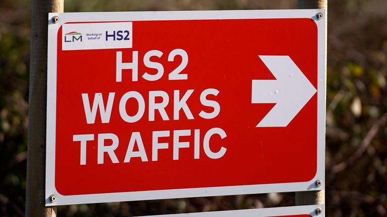 HS2 construction work