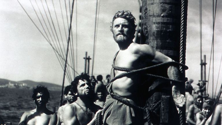 Kirk Douglas in Ulysses, 1954. Pic: Moviestore/Shutterstock 