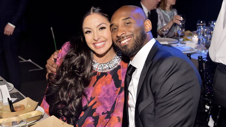 Vanessa and Kobe Bryant married in 2001