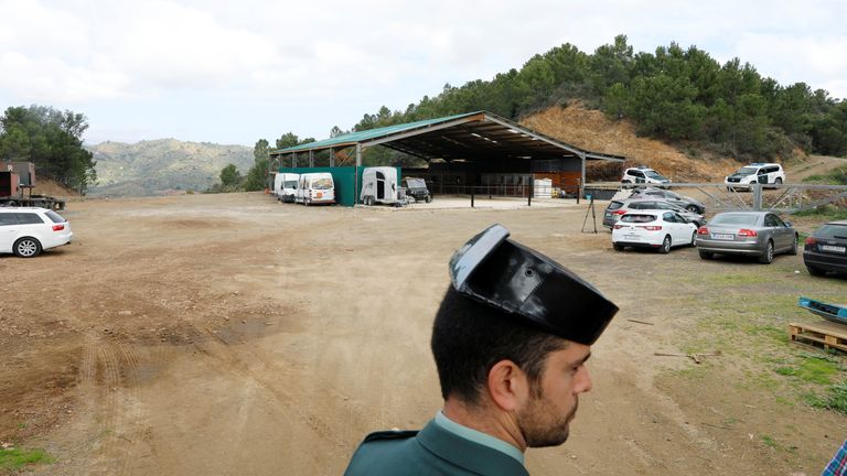 Spanish police discovered the facility in Monda, near Malaga