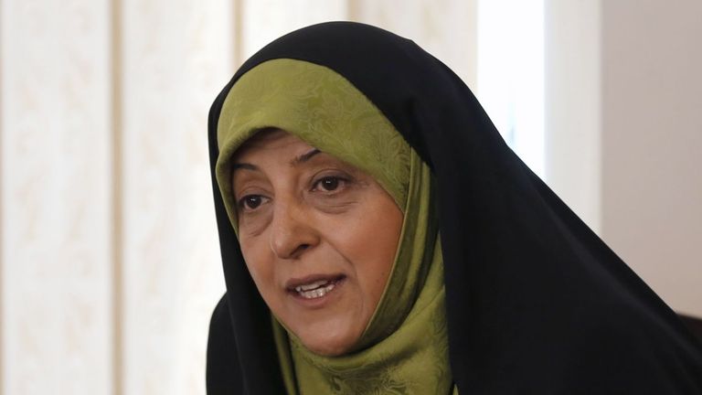 Masoumeh Ebtekar is the vice president for women and family affairs