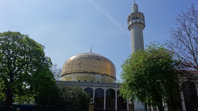 A man has been stabbed at Regents Park Mosque in central London