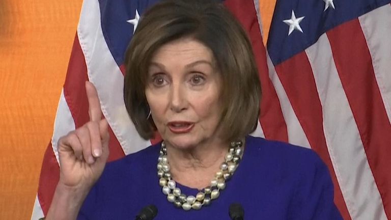 Nancy Pelosi says Donald Trump is impeached forever 