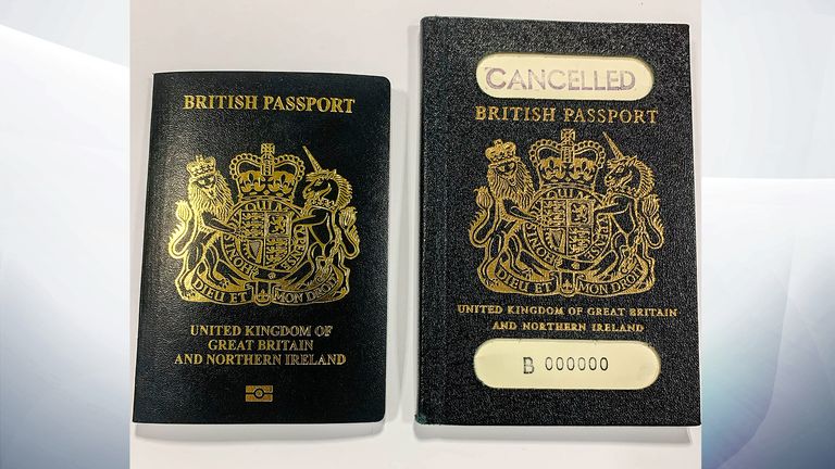 New UK passport against its predecessor