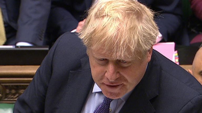 Boris Johnson answers questions from Jeremy Corbyn on the extradition of Anne Sacoolas.