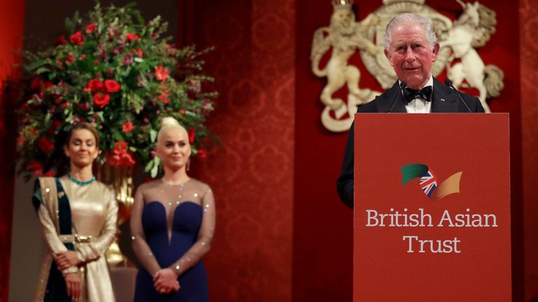 Prince Charles made Katy Perry an ambassador of his British Asian Trust which is helping to stop child trafficking
