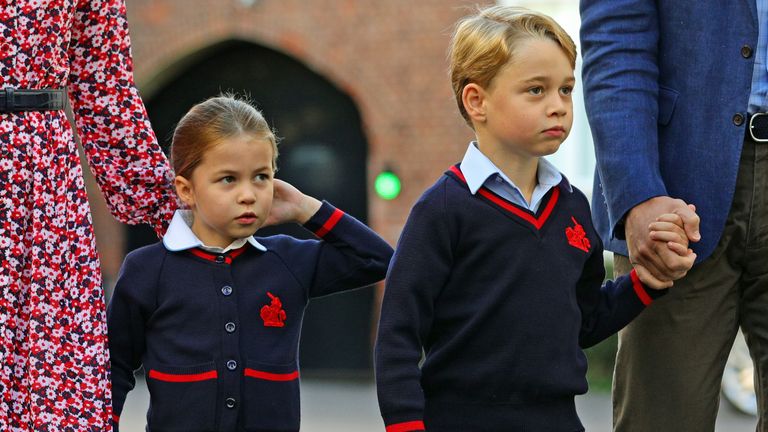 Prince George and Princess Charlotte