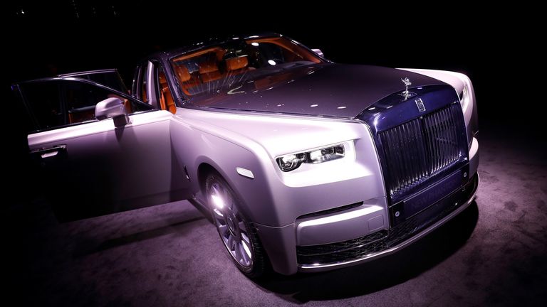 The fake Rolls Royce from China on the Road