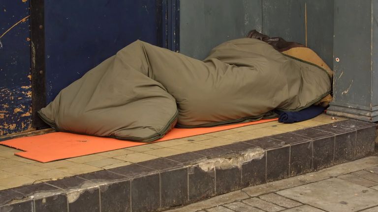 rough sleeping (File pic)