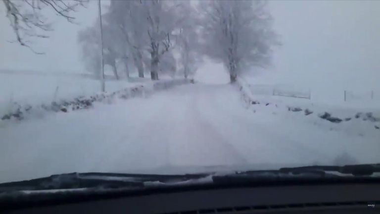 Picturesque Yorkshire blanketed in snow