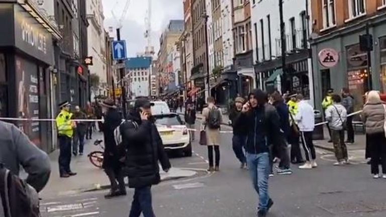 Police have evacuated an area of Soho in central London following the discovery of an unexploded World War Two bomb.