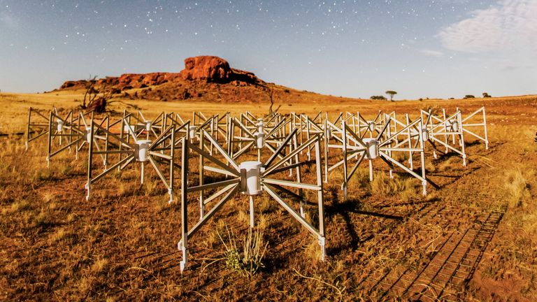 One of the telescopes that detected the explosion in the Ophiuchus galaxy cluster