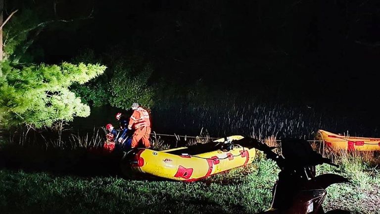 Man Rescued From Floods After 10 Hours Clinging To Tree World News