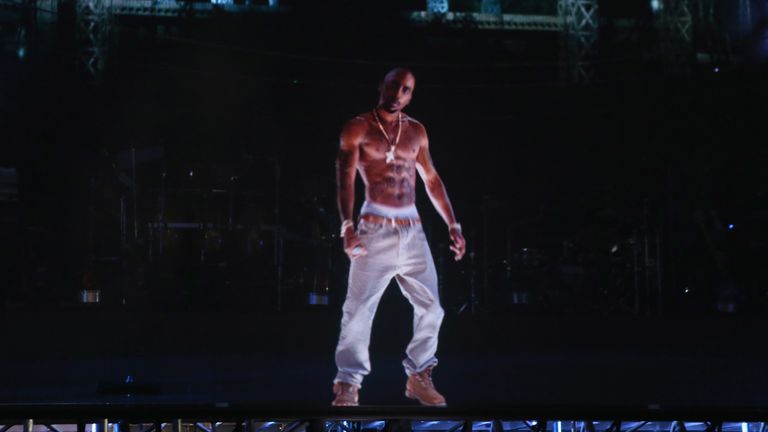Tupac performed at Coachella as a hologram in 2012
