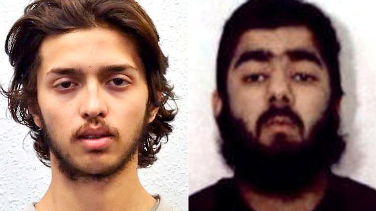 London Bridge attacker Usman Khan and Streatham terrorist Sudesh Amman