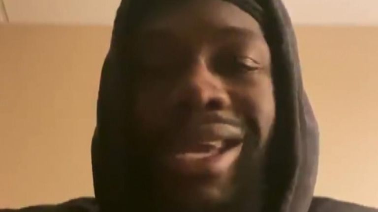 Deontay Wilder has sent a message to team Fury on social media 