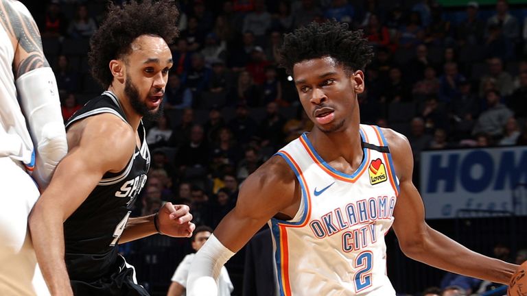 NBA Wk17: Spurs 114-106 Thunder | Video | Watch TV Show | Sky Sports