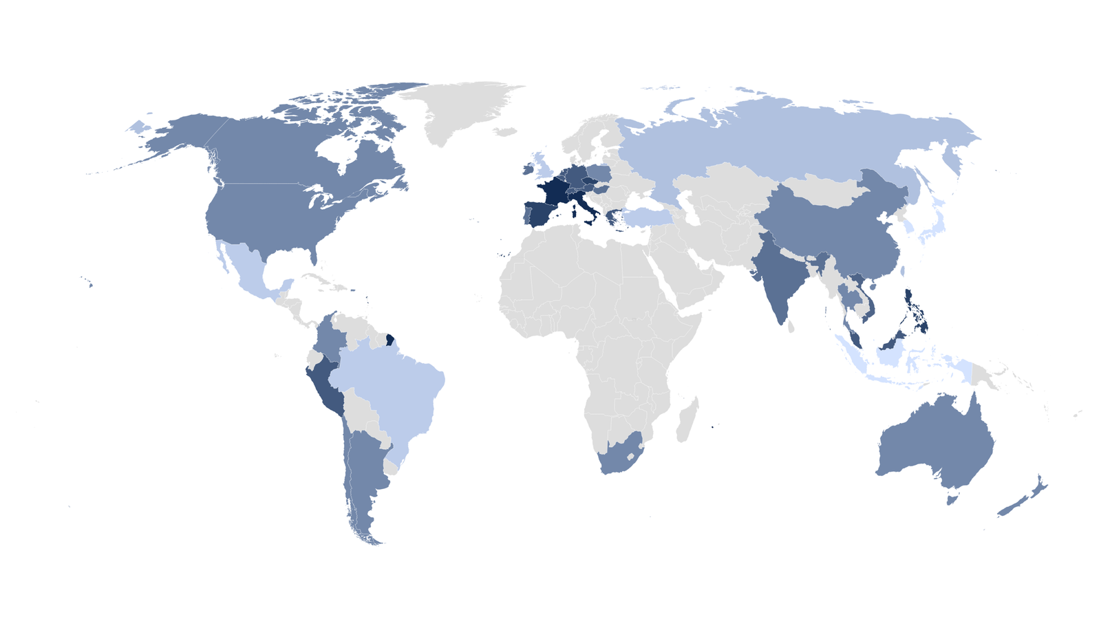 Revealed: Nearly half the world's population now under restrictions Revealed: Nearly half the world's population now under restrictions