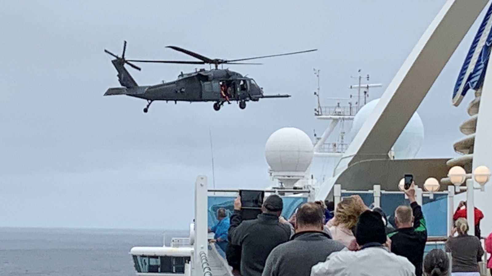 Coronavirus Testing kits delivered to Grand Princess cruise ship