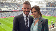 David Beckham is joined by his wife Victoria at Inter Miami's first game on March 1 (credit: Instagram @victoriabeckham)
