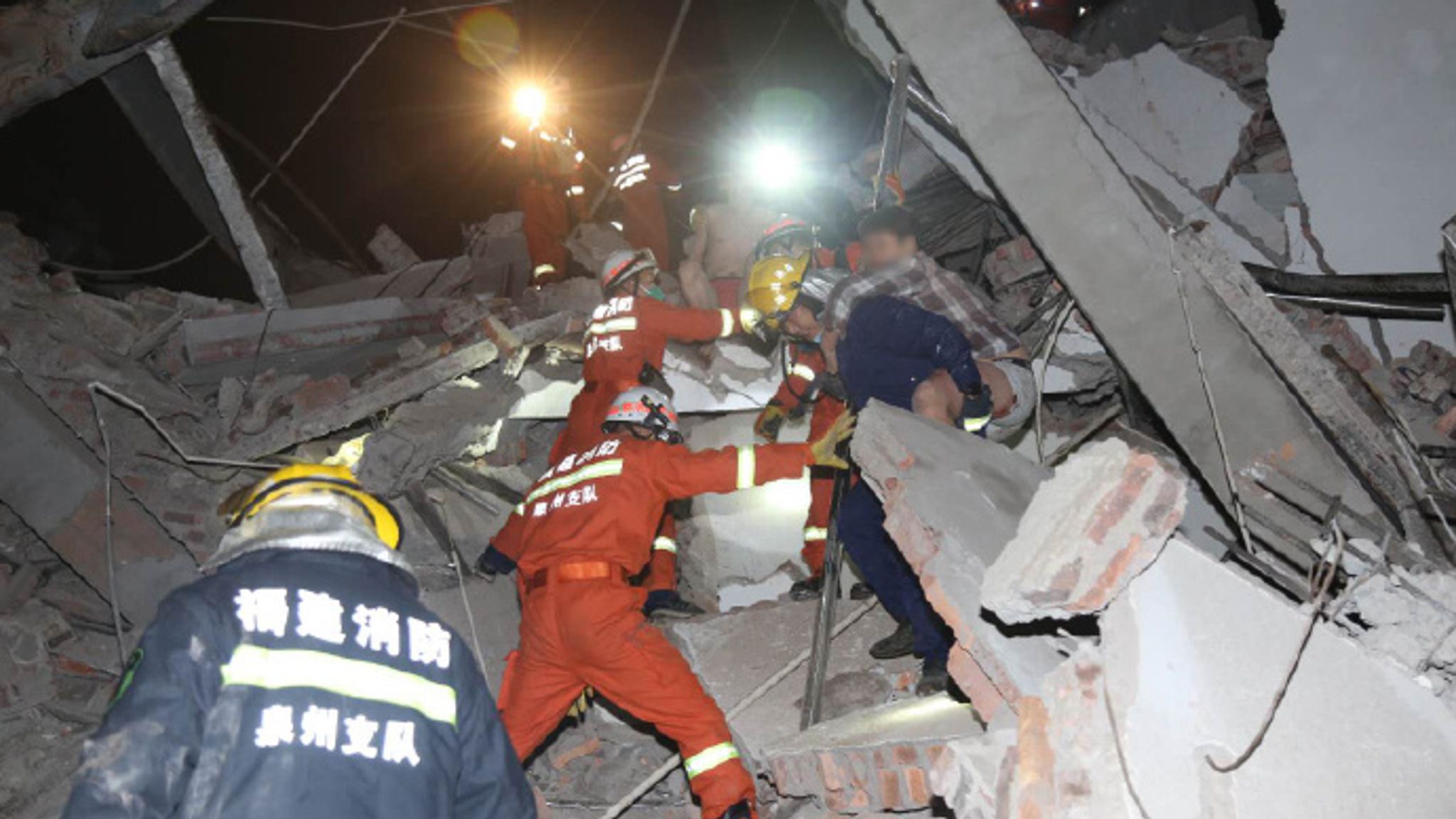 Coronavirus: Hotel used for quarantine collapses in China killing four ...