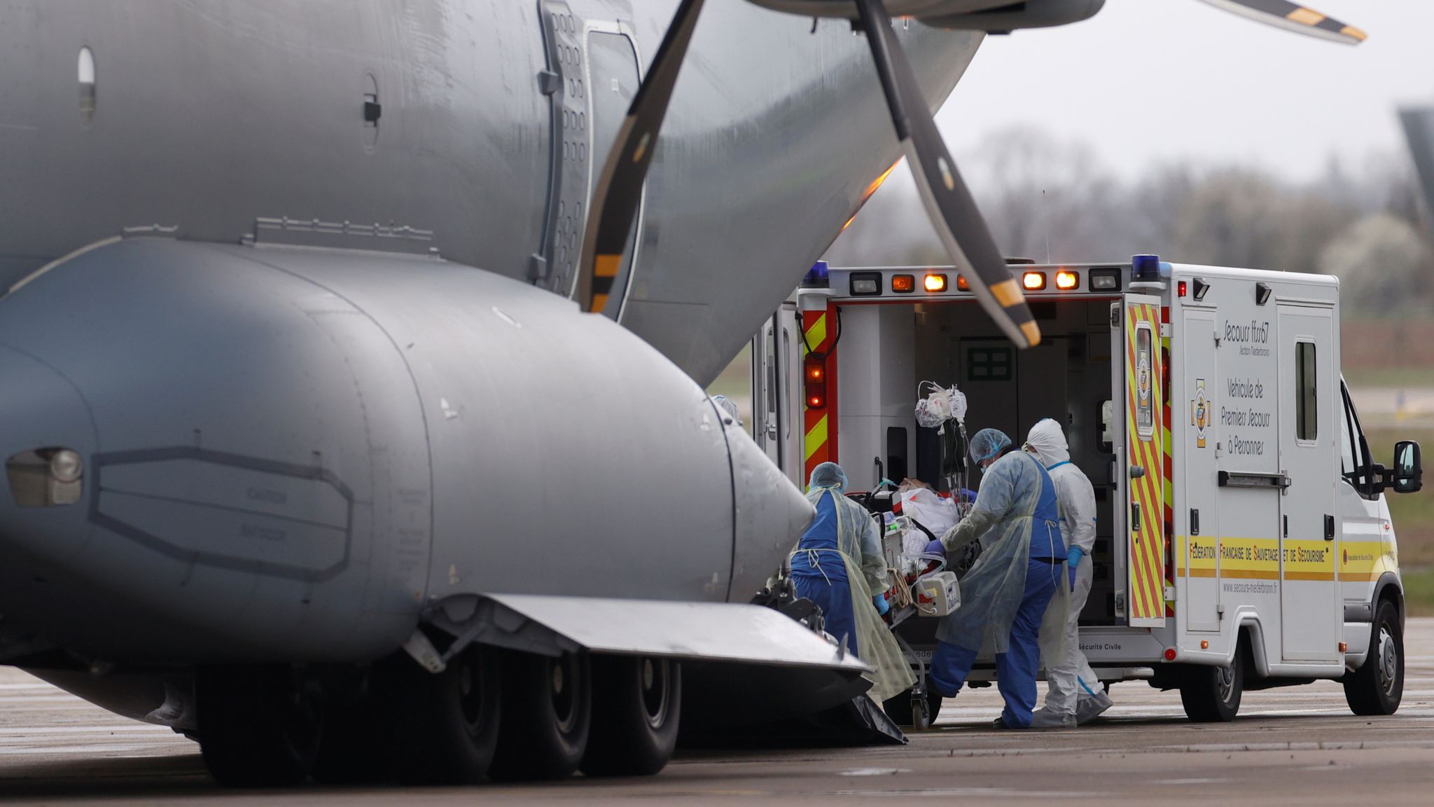 Coronavirus: France moves patients on high-speed trains to ease ...