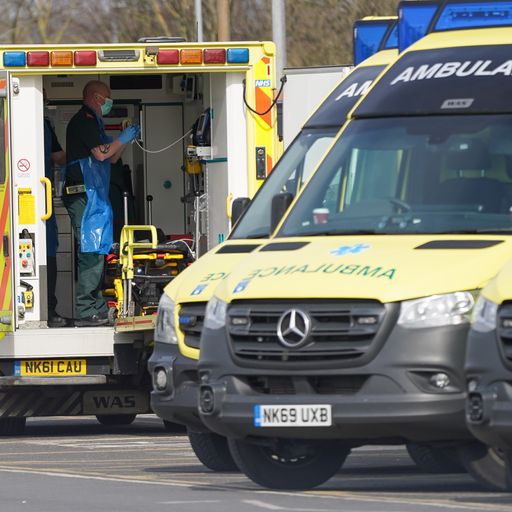 Biggest daily rise in UK deaths - including 21 at one hospital trust
