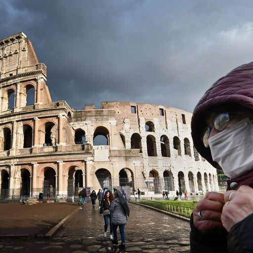 Rome 'eerily quiet' as lockdown begins