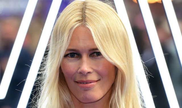 Model Claudia Schiffer hired security to protect her bra and knickers