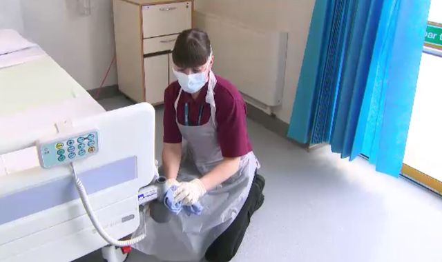 Coronavirus: The cleaners tasked with killing off the virus in hospitals