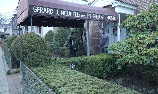 Coronavirus: The funeral home overwhelmed by New York's conveyor belt of death