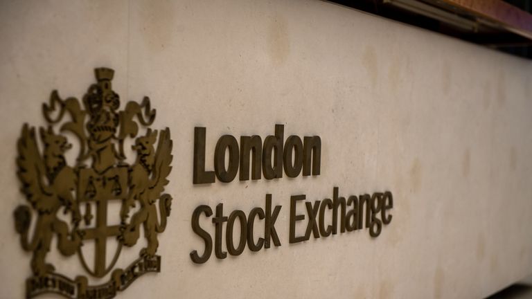 LONDON, ENGLAND - AUGUST 29: A reception desk at London Stock Exchange on August 29, 2019 in London, England. The pound has come under renewed pressure after the government moved to prorogue parliament for five weeks, fueling fears of a no-deal Brexit. (Photo by Chris J Ratcliffe/Getty Images)