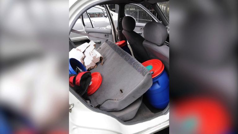 The ingredients for their bomb would remain stored in a Nissan Micra while the brothers left the country