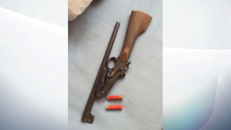 Police seized a shotgun from Andy Anokye&#39;s home
