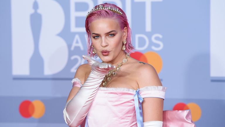 Anne-Marie at the Brit Awards 2020