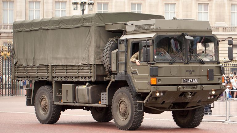 Army trucks will be used to distribute protective equipment to NHS staff as the supply chain struggles to cope